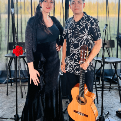 Musical influences from Spain and Latin-America. Vancouver Island based duo